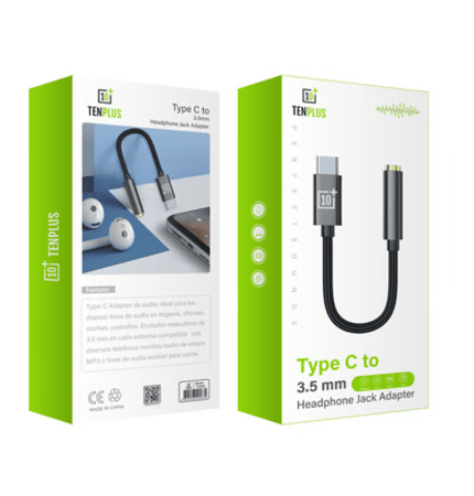 كيبل الصوت USB-C إلى AUX من TenPlus
