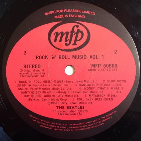 The Beatles ‎- Rock 'N' Roll Music Vol. 1