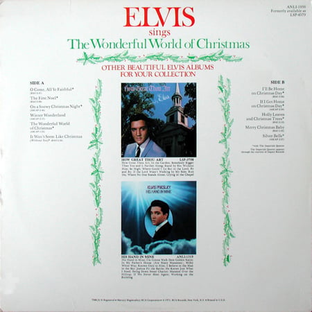 Elvis Presley ‎- Elvis Sings The Wonderful World Of Christmas
