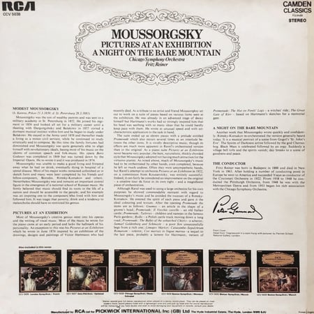 Mussorgsky - Pictures At An Exhibition