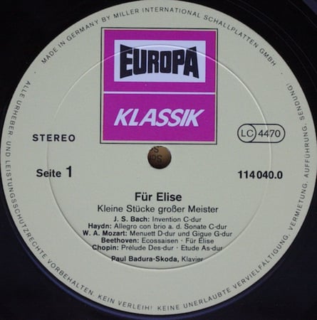 Paul Badura Skoda - Small pieces of great masters