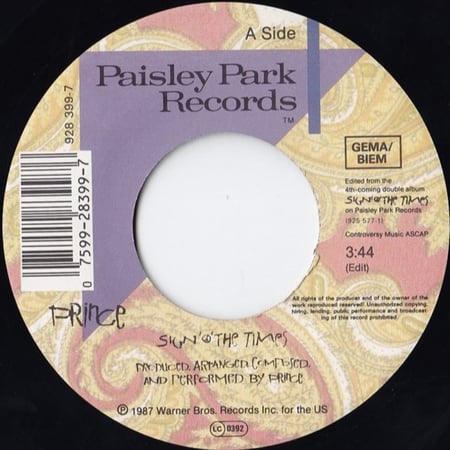Prince  - Sign "O" The Times