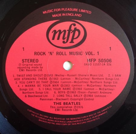 The Beatles ‎- Rock 'N' Roll Music Vol. 1