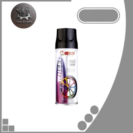 طلاء اسود مطاط للجنوط ( لمعة )