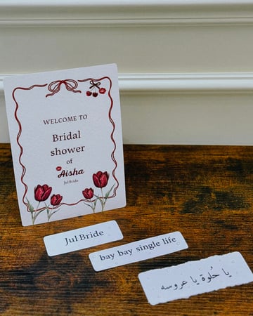 بكج توديع العزوبية بورق القطن