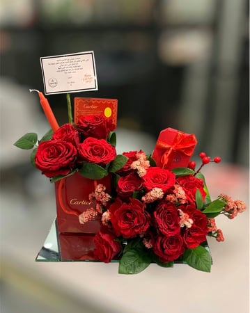 خاتم كارتير & تنسيق ورد