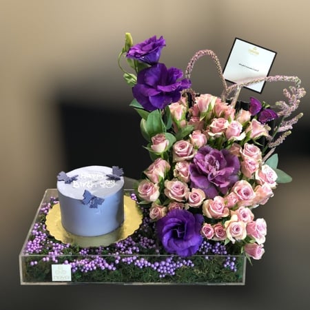 تنسيق ورد وكيك