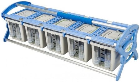 قفص نقل الطيور من خمس خانات STAsoluzioni