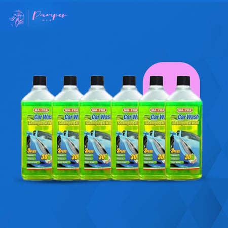 مافرا كار واش شامبو مع واكس 6 حبة