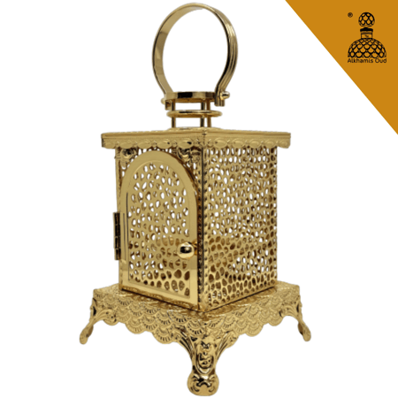 مبخرة ذهبي  فانوس