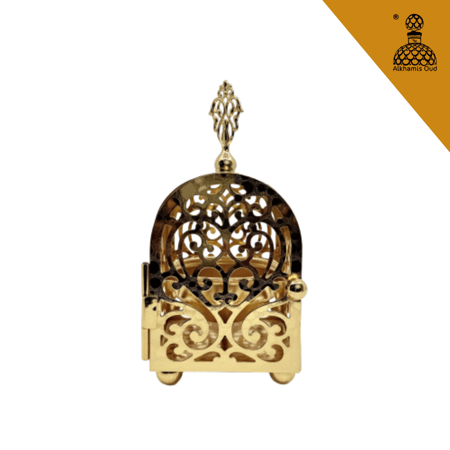 مبخرة عود القفص الذهبي