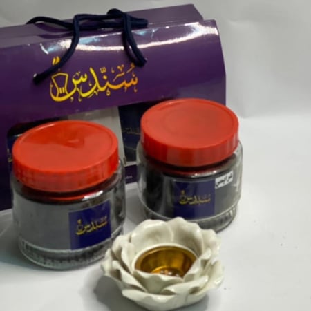 بكج سندس ( بخور ملكي كبير + بخور عرايسي كبير + مبخرة الوردة )