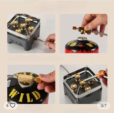 موقد غاز الرحلات