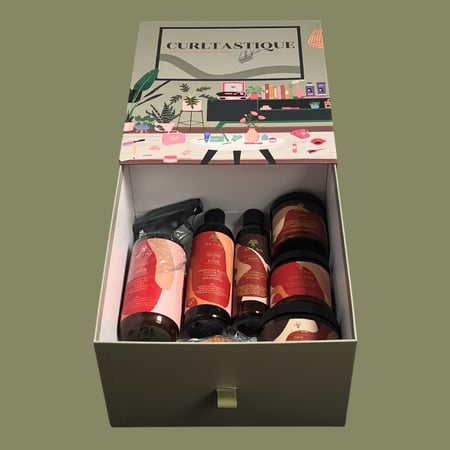 بكج از اي ام الذهبي لتغذية الشعر الكيرلي