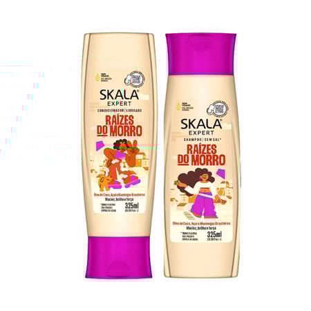 مجموعة سكالا البرازيلية لتغذية وترطيب الكيرلز بعمق