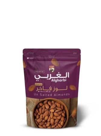 مكسرات لوز محمص طبيعي بدون ملح