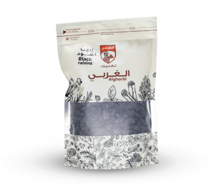زبيب أسود مجفف 250 جرام  فاكهة مجففة طبيعية