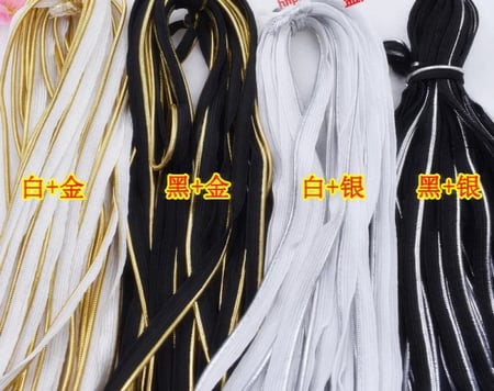 قيطان طرف ذهبي فضي