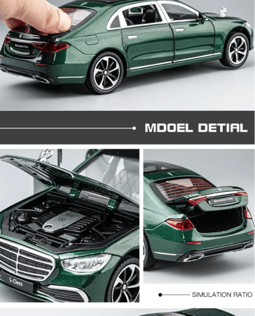 اقتني مجسم مرسيدس بنز S400 L الفاخر – قطعة فنية تجسد معنى الفخامة.