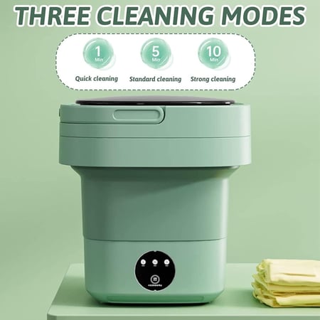 غسالة قابلة للطى