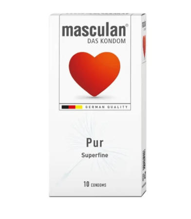 عازل طبي احساس عالي رقيق كلاسيك masculan TYPE1 عبوة 10 حبه