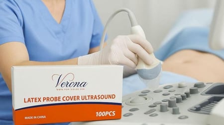 لاتكس بروب كفر الترا ساوند فيرونا verona probe cover ultrasound عبوة 100 حبه
