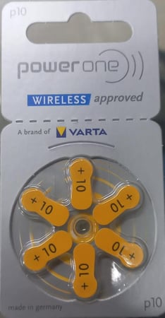 بطاريات سماعات ضعف السمع - باور ون P10