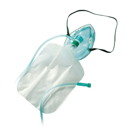 ماسك اكسجين مع كيس Oxygen mask with bag