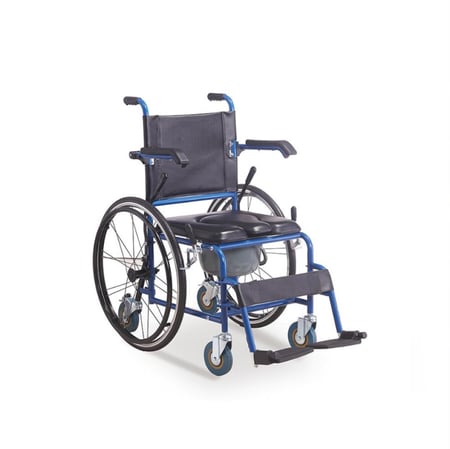 كرسي حمام متحرك مقاس 18 انش عجل كبير + صغير