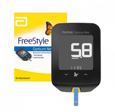 جهاز فحص السكر في الدم فري ستايل نيو FREE STYLE