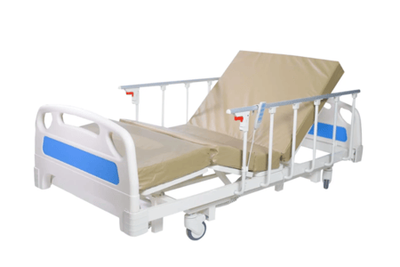 سرير كهربائي 4 حركات حواجز المونيوم مع المرتبة