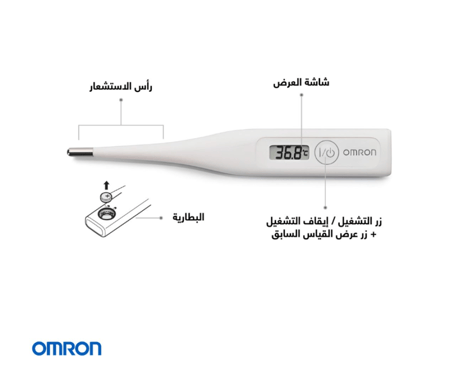 جهاز قياس الحرارة بالفم اومرون OMRON ECO BASIC