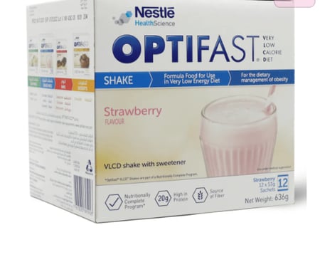 نستله مسحوق اوبتيفاست شيك  ( NESTLE 12 * 53g