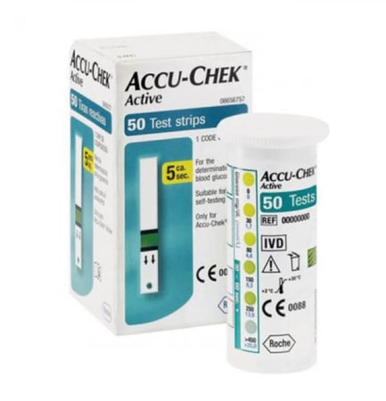 شريط فحص السكر اكوا تشك اكتف