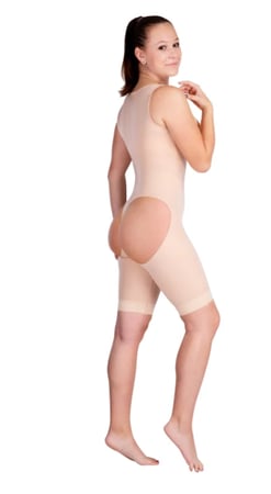 مشد بعد عملية شفط الدهون كامل بفتحة خلفية Lipoelastic VF body BBC