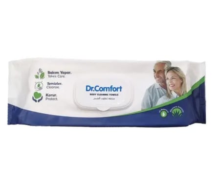 مناديل مبللة لتنظيف الجسم د كومفورت DR. Comfort