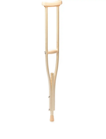 عكاز تحت الابط خشب - 1 زوج - Under arm crutch