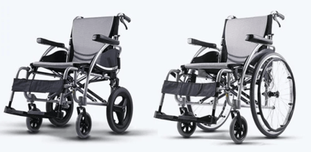 كرسي متحرك يدوي خفيف | ERGO-115 مقاس 18 انش كفر خلفي كبير