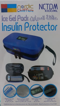 حافظة تبريد اقلام الانسولين  NCTDM 1000ml