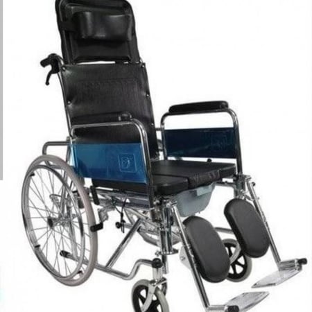 كرسي متحرك +حمام مقاس 46 سم