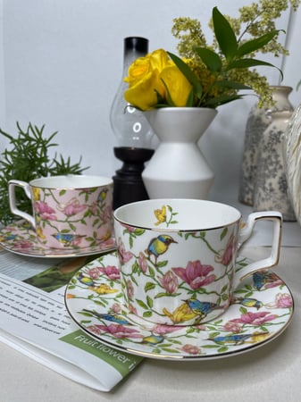 كوب العصفور الوردي