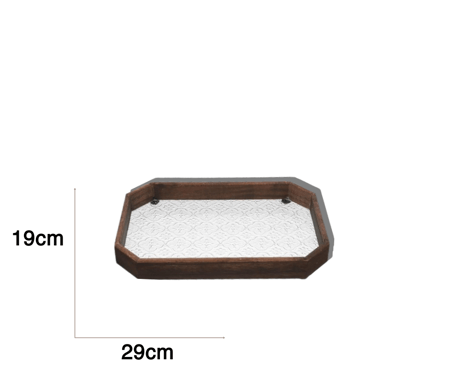 صينية تقديم خشبية فاخرة