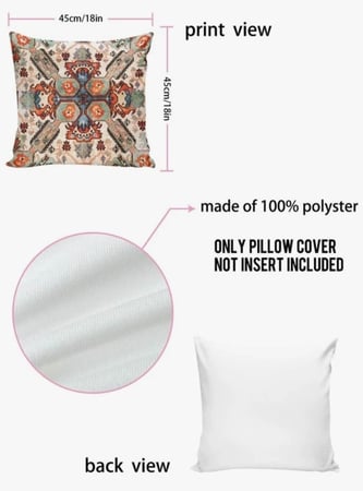 غشاء مخدة ديكور بوهيمي