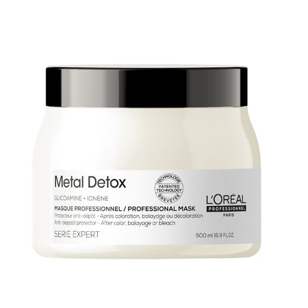 لوريال بروفسيونال ميتال ديتوكس METAL DETOX ماسك علاج تكسر الشعر بعد استخدام الصبغات 500مل
