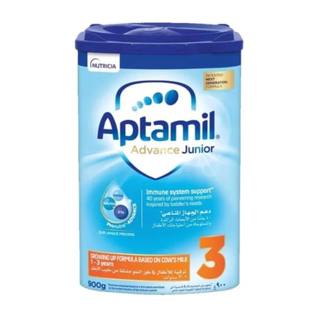 ابتاميل ادفانس تركيبة للأطفال في طور النمو مشتقة من حليب الابقار رقم 3 من 1-3 سنوات 900 جرام