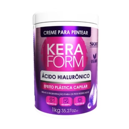 سكاف كيرا فورم ACIDO HIALURONICO كريم تصفيف الشعر بحمض الهيالورونيك لمعان و تجديد للشعر الجاف 1000جم