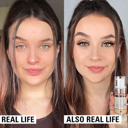 ريفليوشن أي ار ال فلتر IRL FILTER  كريم أساس خال من الزيوت سوفت ماتF5 تغطية تدوم طويلا 23مل