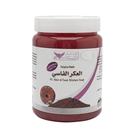 كويت شوب خلطة صابونية العكر الفاسي لتنظيف و ترطيب البشرة 500جرام