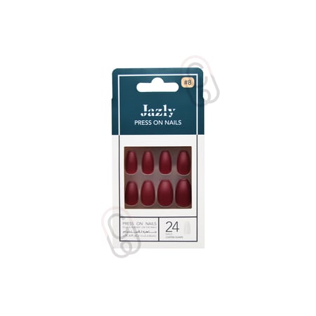 جازلي اظافر 24 قطعة #8 كوفين شيب