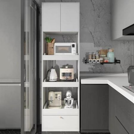 خزانة أجهزة مطبخ لمسة عصرية